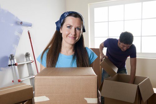 Professional van man assisting move in Islington